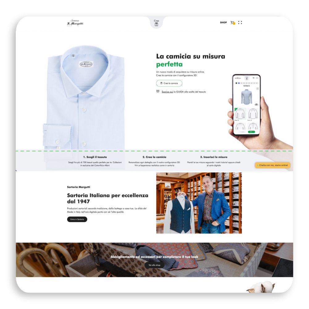 La sartoria è anche digitale con Sartoria Margutti