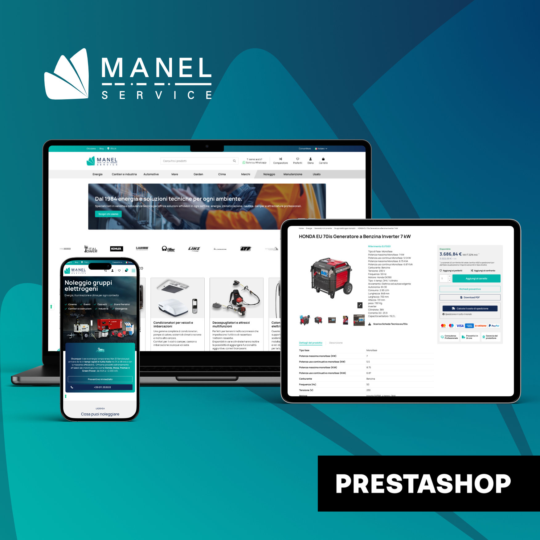 Man.El. Service: un nuovo e-commerce internazionale